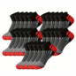 10-Pairs: Men's Athletic Ankle Socks