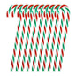 10-Piece: Plastic Candy Cane Ornaments