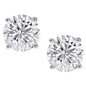1/2 Ct TW Real Natural Round-Cut Diamond Solitaire 14K Gold Stud Earrings