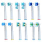 12-Pack: Clean Replacement Electric Toothbrush Heads