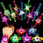 12-Pack: LED Cartoon Spinning Fidget Wristband