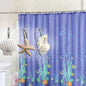 12-Piece: AGPTEK Decorative Seashell Shower Curtain Hooks
