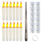 12-Pieces: Flameless LED Magic Floating Candles