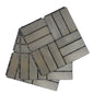 12" x 12" Square Teak Interlocking Deck Tiles