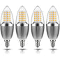 12W LED Candelabra Bulb Non-Dimmable 100-Watt Light Bulbs Equivalent