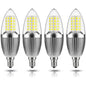12W LED Candelabra Bulb Non-Dimmable 100-Watt Light Bulbs Equivalent