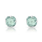 1.3 Carat Cz Asscher-Cut Sterling Silver Stud Earrings