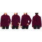 1/4 Zip Collared Sherpa In and Out Lined Pull Over with 2 Pockets