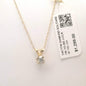 1/4CTTW $4000 Genuine Diamond Solitaire Pendant Necklace 14K Yellow Gold Solid 18"