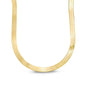 14K 6mm Solid Yellow Gold High Polished Herringbone Necklace Chain