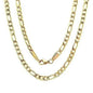 14K Gold Filled Figaro Necklace 20" Unisex