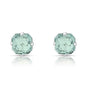 14k Gold Filled High Polish Finsh Crystal Tree of Life Stud Earrings