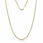 14k Solid Yellow Gold Cuban Link Chain Necklace - Assorted Sizes
