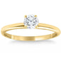 14k Yellow Gold 5/8Ct Round-Cut Solitaire Diamond Engagement Ring High Polished