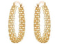 18K Gold Plated Hoop Earrings