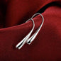 18K White Gold Tear Drop Earrings