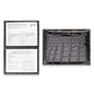 2-Pack: Faux Crocodile Leather Bling CDC Vaccination Card Immunization Record Protector Holder Passport