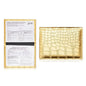 2-Pack: Faux Crocodile Leather Bling CDC Vaccination Card Immunization Record Protector Holder Passport