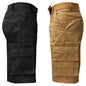 2-Pack: Men's 13” Fitted Belted 7-Pocket Cargo Shorts