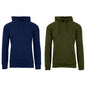 2-Pack: Men’s and Women’s Fleece Pullover Hoodie
