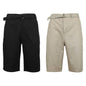 2-Pack: Men's Cotton Chino Shorts with Belt