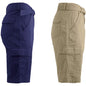 2-Pack: Men's Cotton Classic Cargo Shorts With Belt