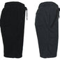 2-Pack: Men's French Terry Zipper Pockets Jogger Sweat Lounge Shorts