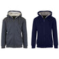 2-Pack: Men's Heavyweight Sherpa Fleece-Lined Zip Hoodie Sweater