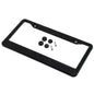 2-Pack: Metal License Plate Frame With Glitter Bling Rhinestone Diamonds