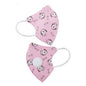 2-Pack: Multilayer Protective Respirator Safety Face Mask for Kids