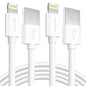 2-Pack: Overtime Apple MFI Certified iPhone Charger Lightning Cable 10 Foot