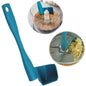 2-Pack: Rotary Scraper Rotating Spatula Scooping Portioning Food Processor