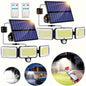 2-Pack: Split Solar Wall Light For Outdoor With Motion Sensor 3 Heads