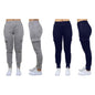2-Pack: Women's Fleece-Lined Loose-Fit Cargo Joggers