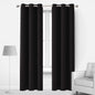 2-Panels: Deconovo Room Darkening Thermal Insulated Blackout Grommet Window Curtains