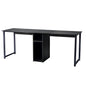 2-Person Metal Desk with Open Shelves