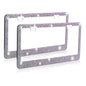 2-Piece: Bling License Plate Frames