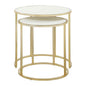 2-Piece: Iconic Home Tuscany Nesting Table