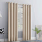 2-Piece Set: Blackout Curtains Double Panel Thermal Insulated Room Darkening Curtain Pair Grommet Top Design