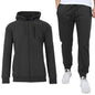 2-Piece Set: Men's Slim Fitting French Terry Hoodie & Jogger
