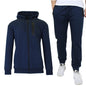 2-Piece Set: Men's Slim Fitting French Terry Hoodie & Jogger