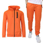 2-Piece Set: Men's Slim Fitting French Terry Hoodie & Jogger