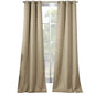 2-Piece Set: Solid Blackout Thermal Grommet Window Curtain Pair Panel