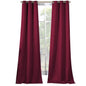 2-Piece Set: Solid Blackout Thermal Grommet Window Curtain Pair Panel