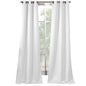 2-Piece Set: Solid Blackout Thermal Grommet Window Curtain Pair Panel