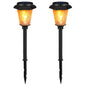 2-Piece: Solar Flame Torch Light