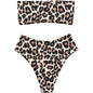2-Piece: Women's Tube Top Bikini Swimsuit