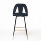 2-Pieces Set: Contemporary Upholstered Barstool