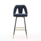 2-Pieces Set: Contemporary Upholstered Barstool