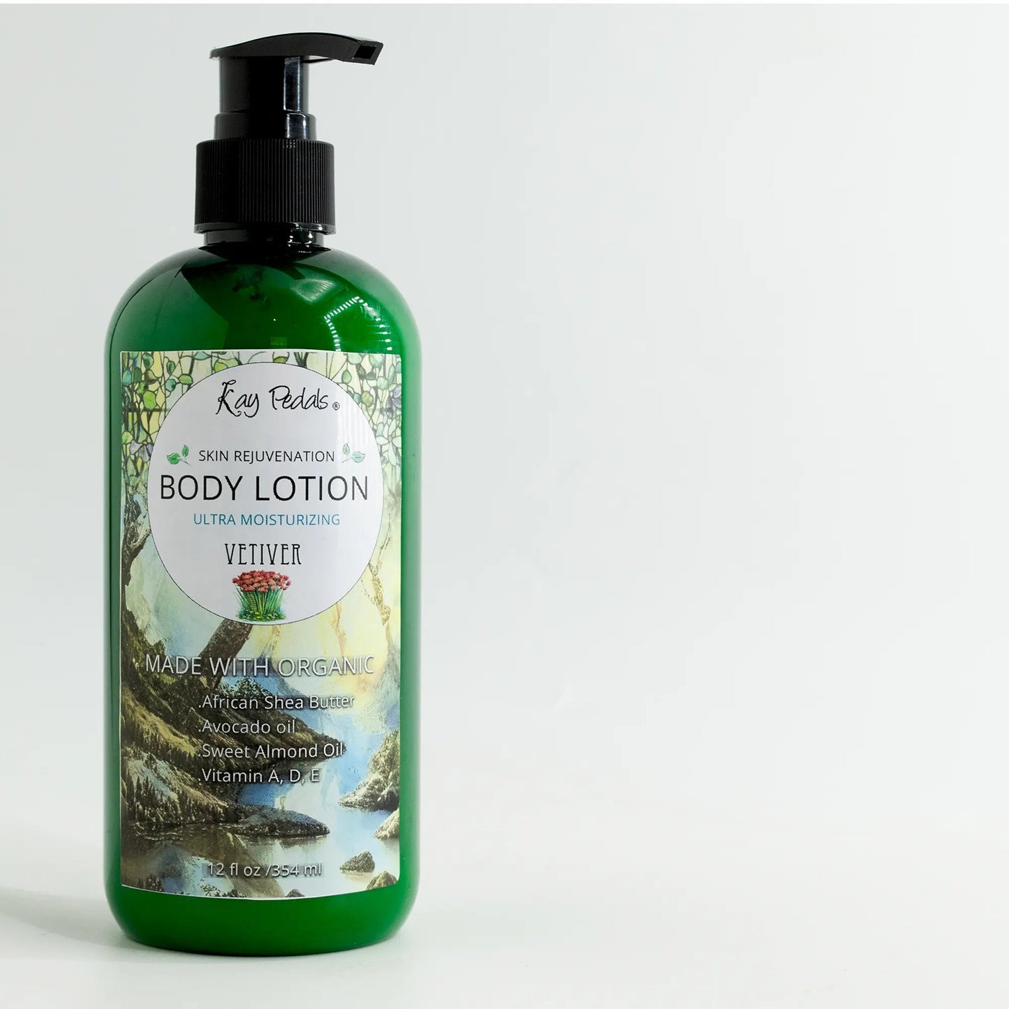 Vetiver Natural Organic Body Lotion 12oz